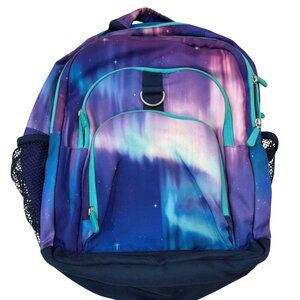 Pottery Barn Kids Galaxy Print Backpack With Multiple Pockets & Adjustable Strap